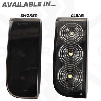 LED Reverse Light Assemblies (Pair) for Range Rover L322 - Smoked Lens