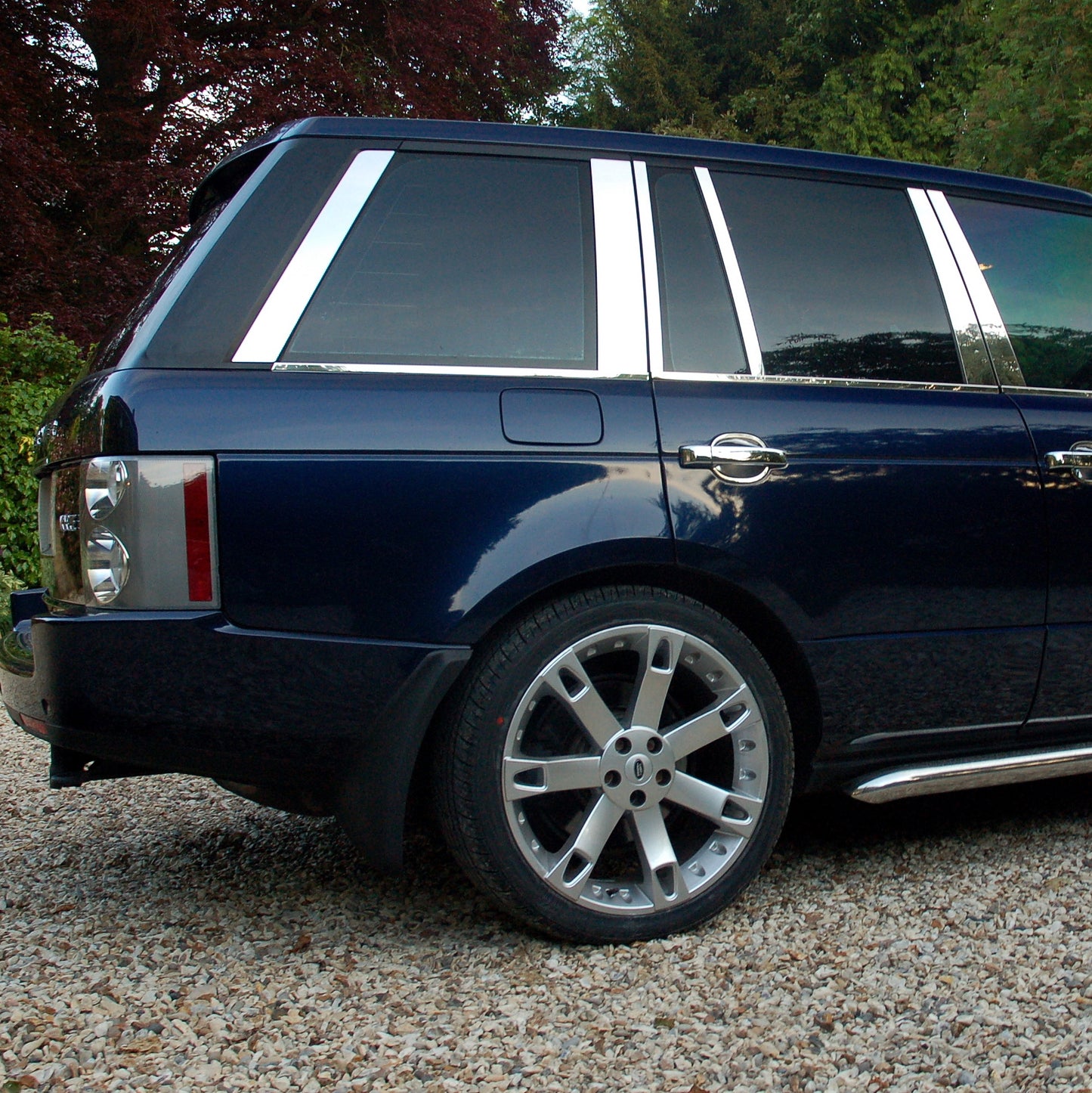 Chrome B Pillar Covers for Range Rover L322 (2002-05)