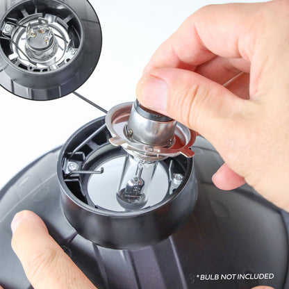 2x 7" Headlights (Glass Crystal Lens) - RHD