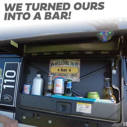 Genuine Side Mounted Box in Silver for Land Rover Defender L663 - 90 & 110