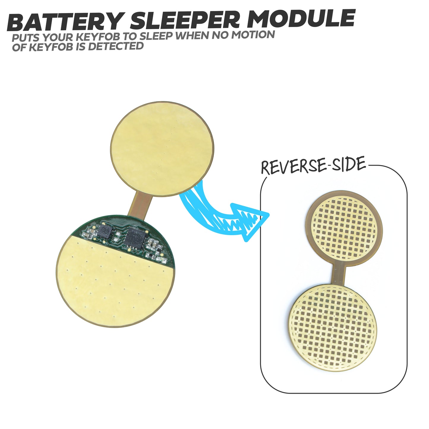 Keyfob Battery Sleeper Kit (Anti Relay Theft) for Jaguar Remotes
