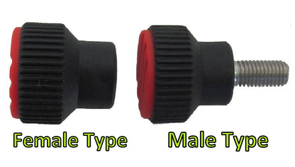 Battery Terminal Connectors Pair - M6 Bolt Type