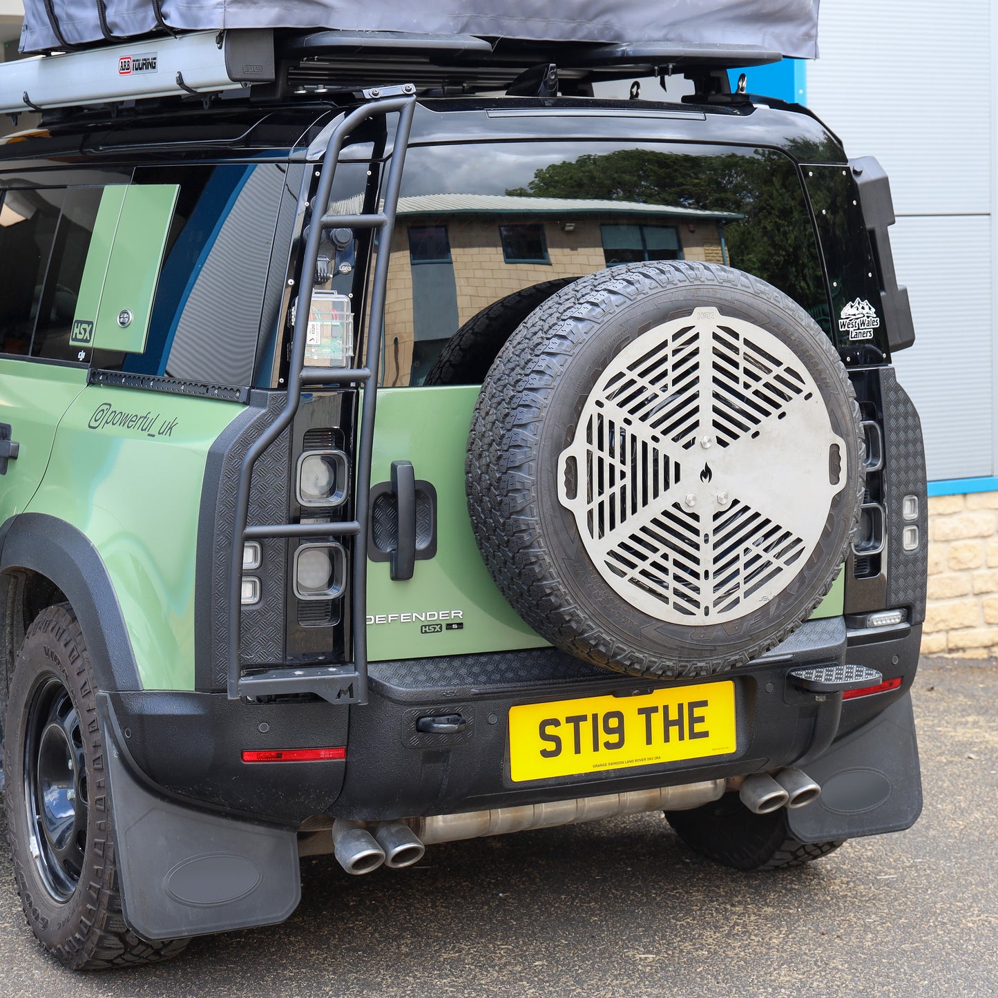 BBQ & Spare Wheel Mount Kit for Land Rover Defender L663