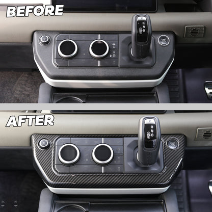 Centre Dash Cover Trim - Carbon Fibre - for Land Rover Defender L663