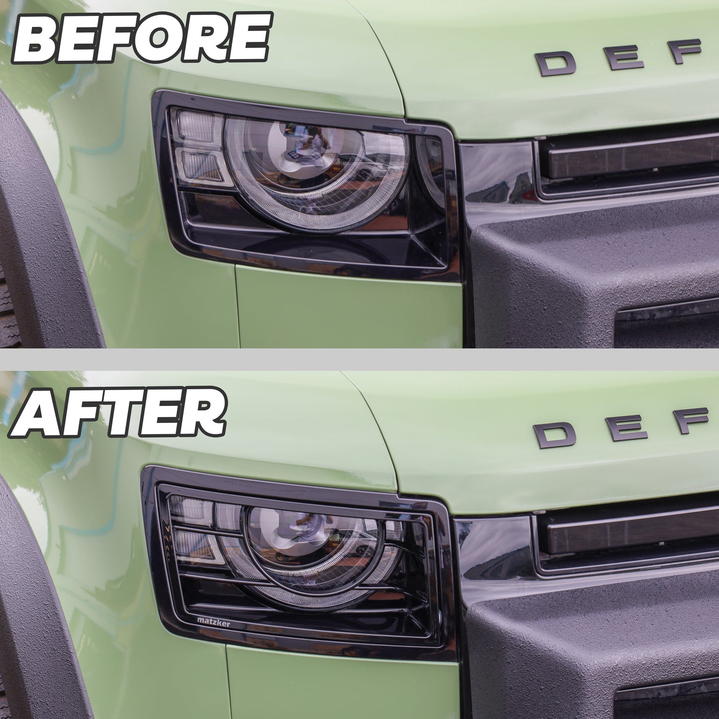 Matzker Headlight Guard Kit for Land Rover Defender L663