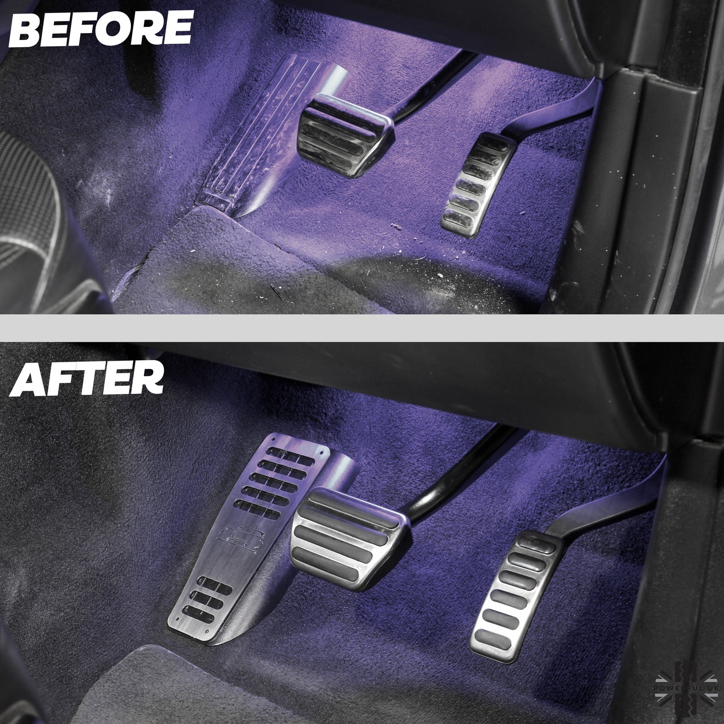 Stainless Steel Footrest Plate for Range Rover Sport L494  RHD