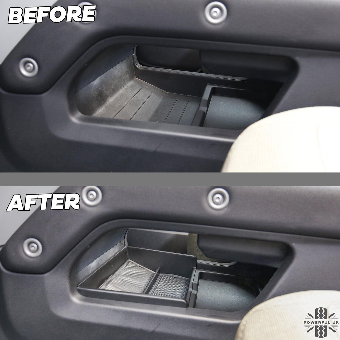 Centre Console Organiser Tray (Lower Front) for Land Rover Defender L663