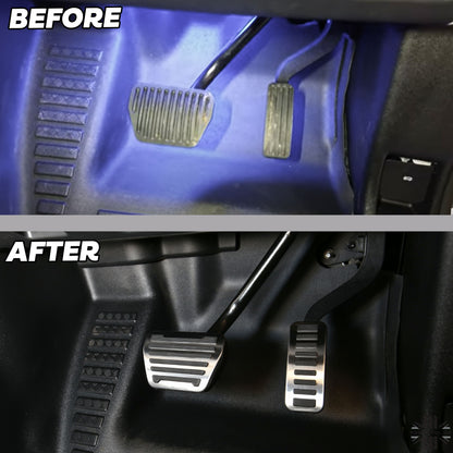 2pc Alloy Pedal Kit for Land Rover Defender L663 - Aftermarket - Type 2