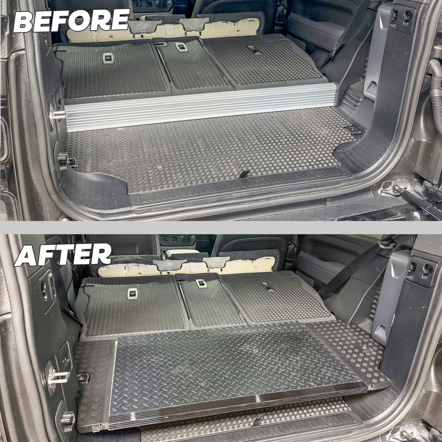 Raised Boot Floor for Land Rover Defender L663 90 - Full Kit