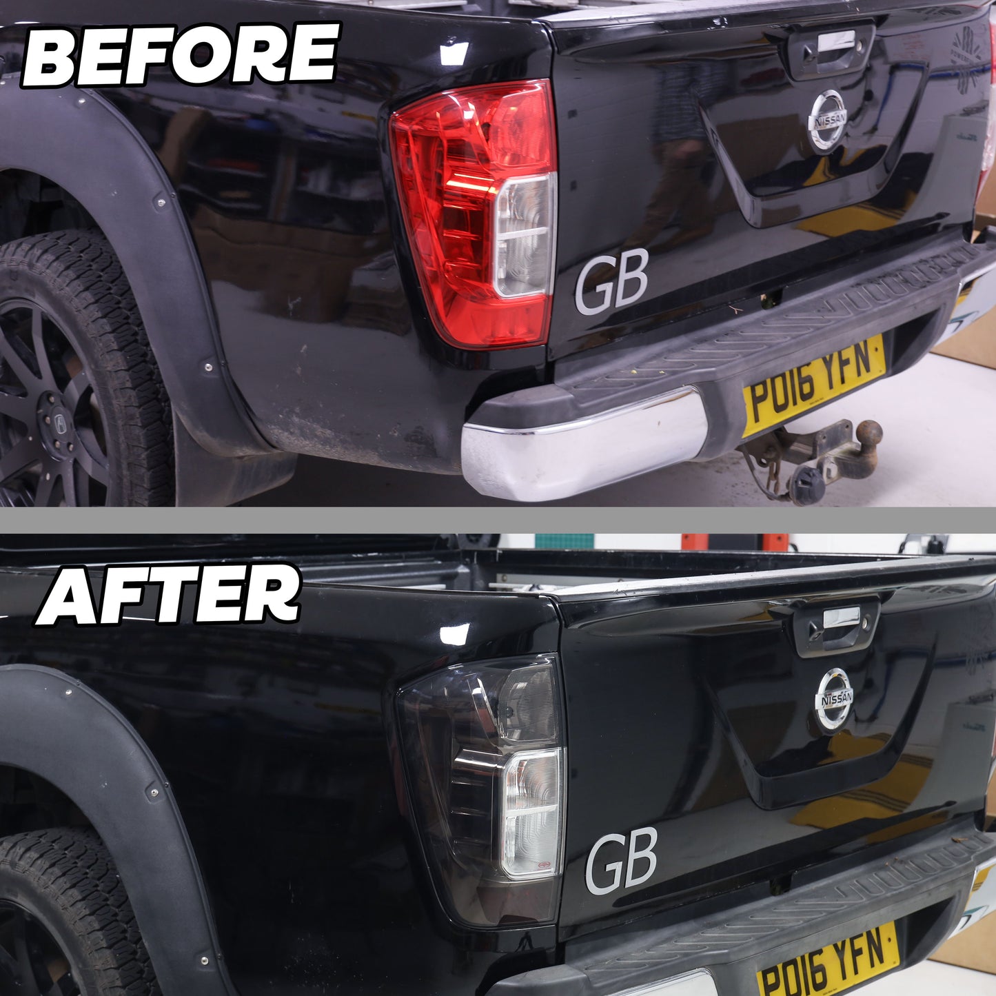 Smoked Rear Lights for Nissan Navara NP300