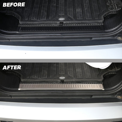 Rear Loadspace Finisher COVER - Stainless - for Land Rover Defender L663