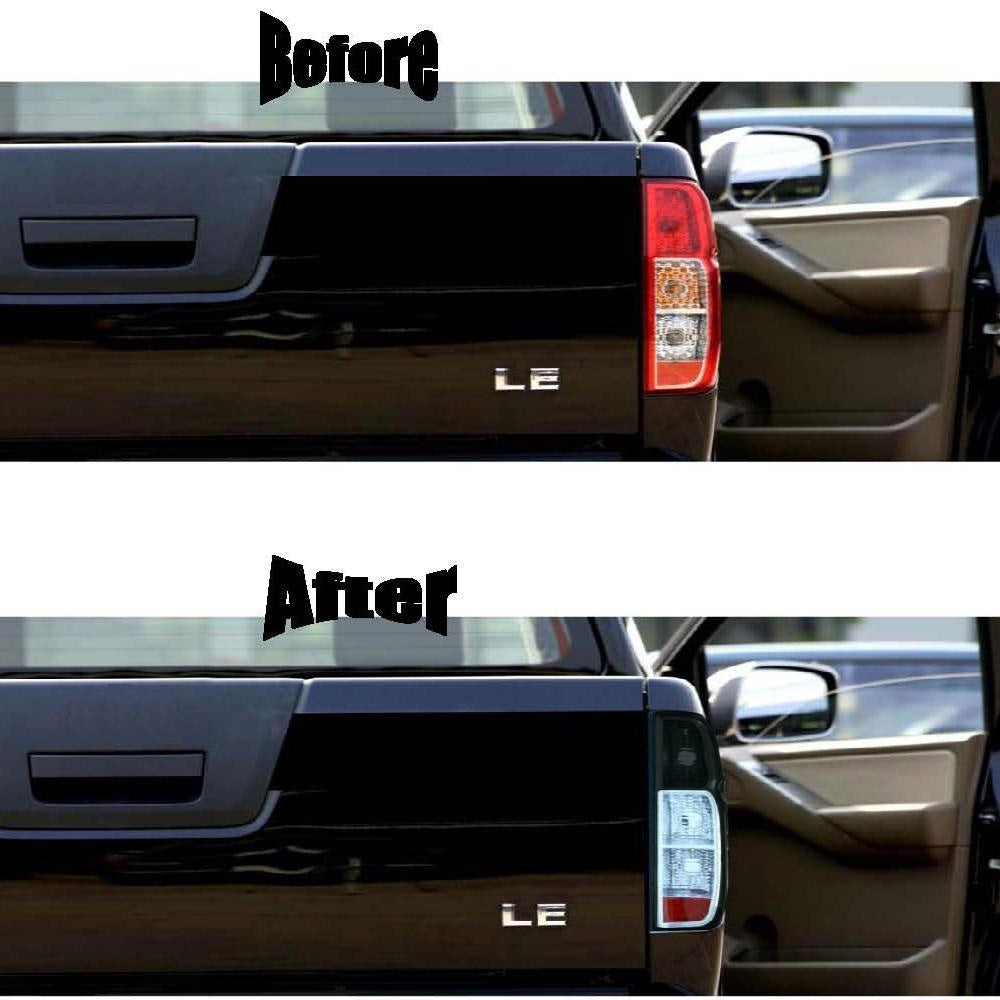 Dark Smoked Rear Lights for Nissan Navara D40