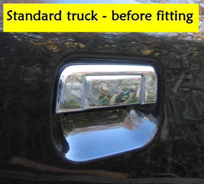 Chrome Tailgate Handle Surround - Smaller Type - Toyota Hilux Mk6/7