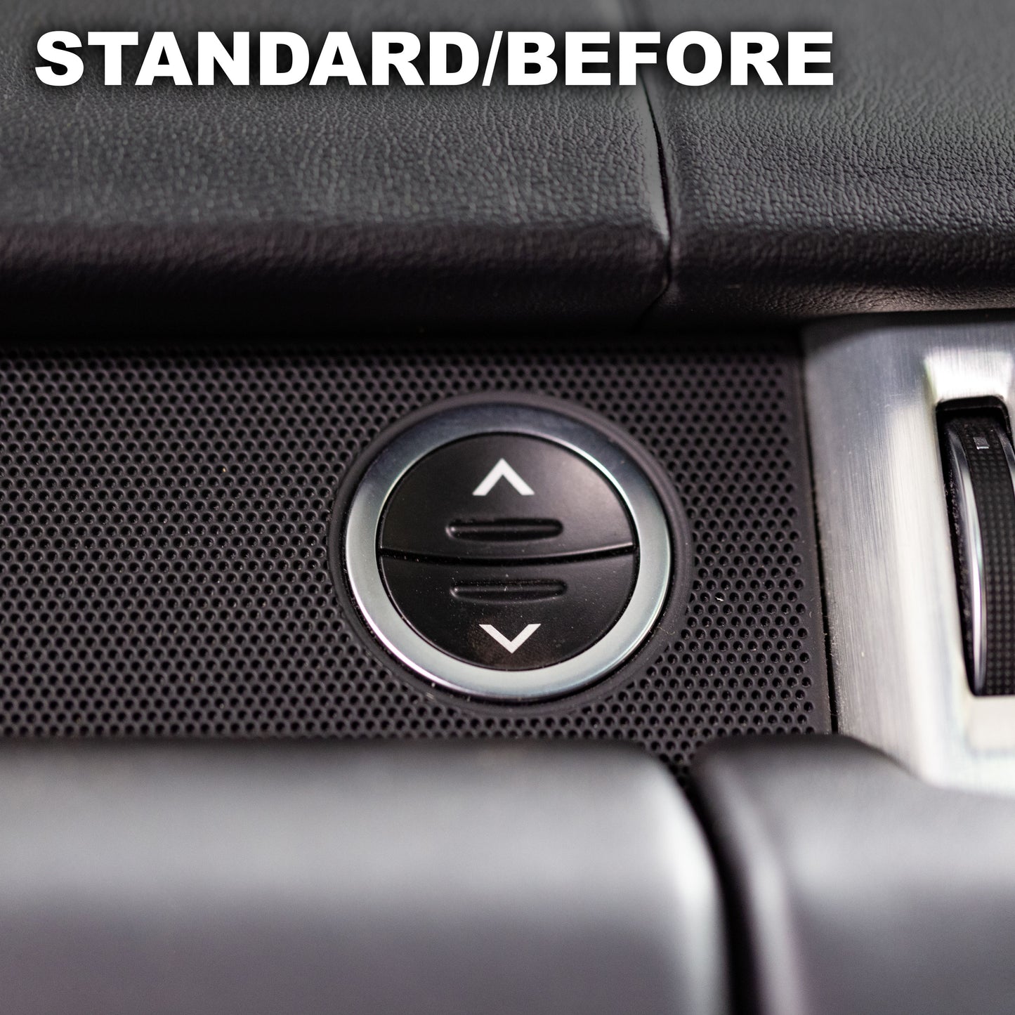 Chrome Metal Glove Box Button Surround Trim for Range Rover L405