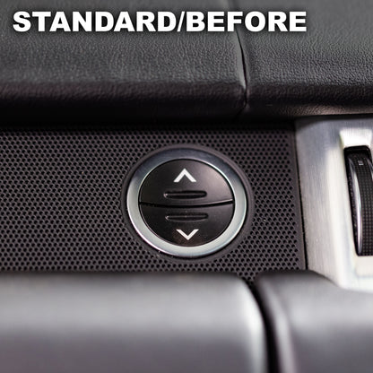 Chrome Metal Glove Box Button Surround Trim for Range Rover L405