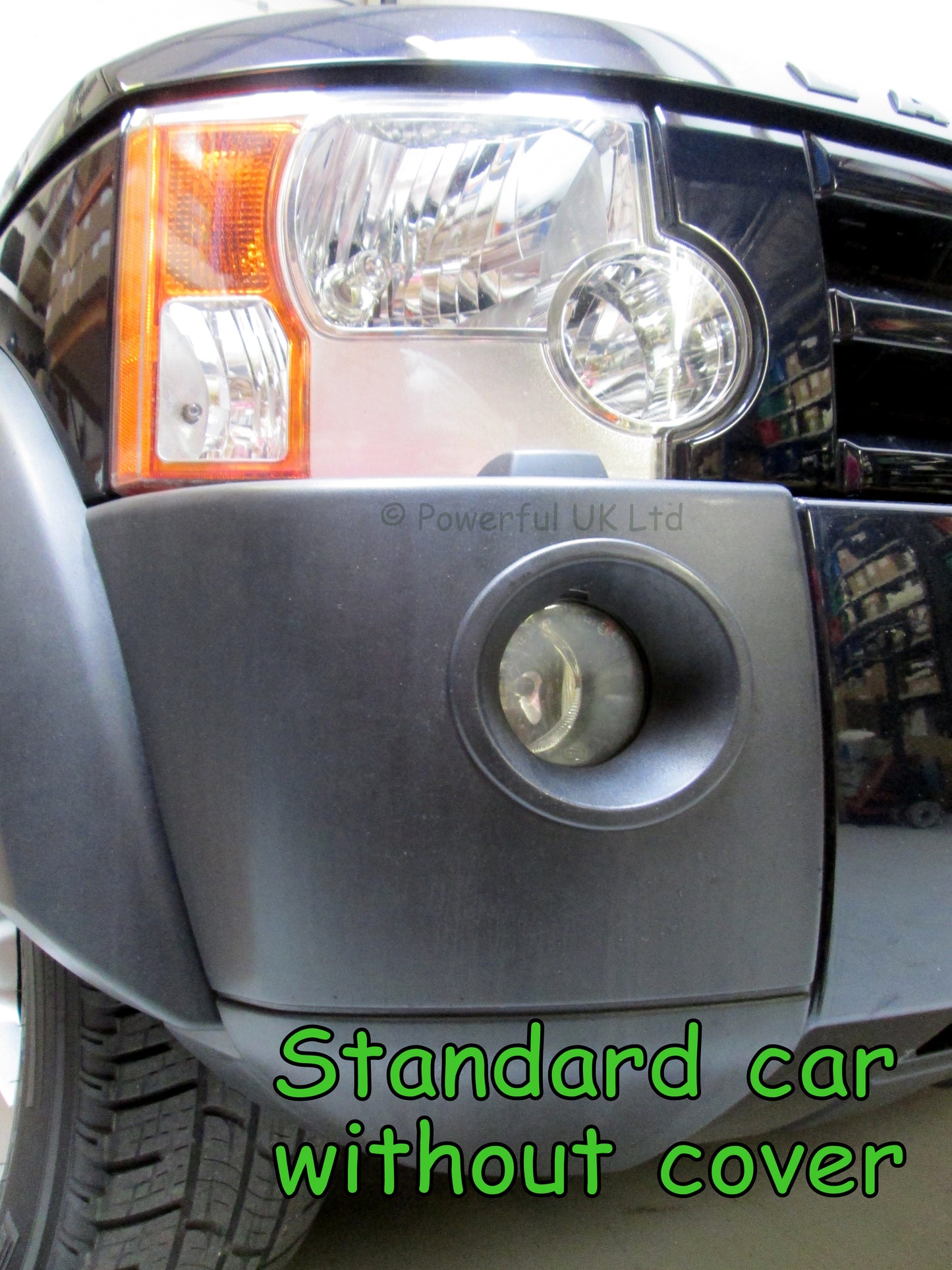 Fog Bezel COVERS for Land Rover Discovery 3 - Chrome