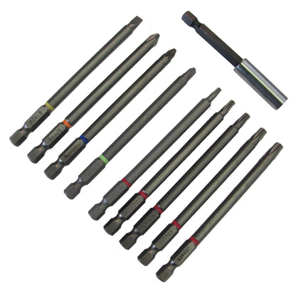 10 Piece Extended Screwdriver Bit Set