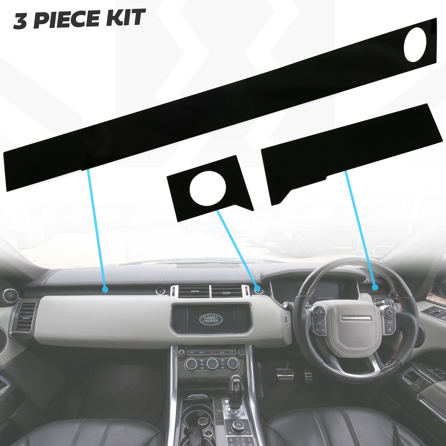 Dash Insert Kit - Range Rover Sport L494 (RHD) - Satin Black