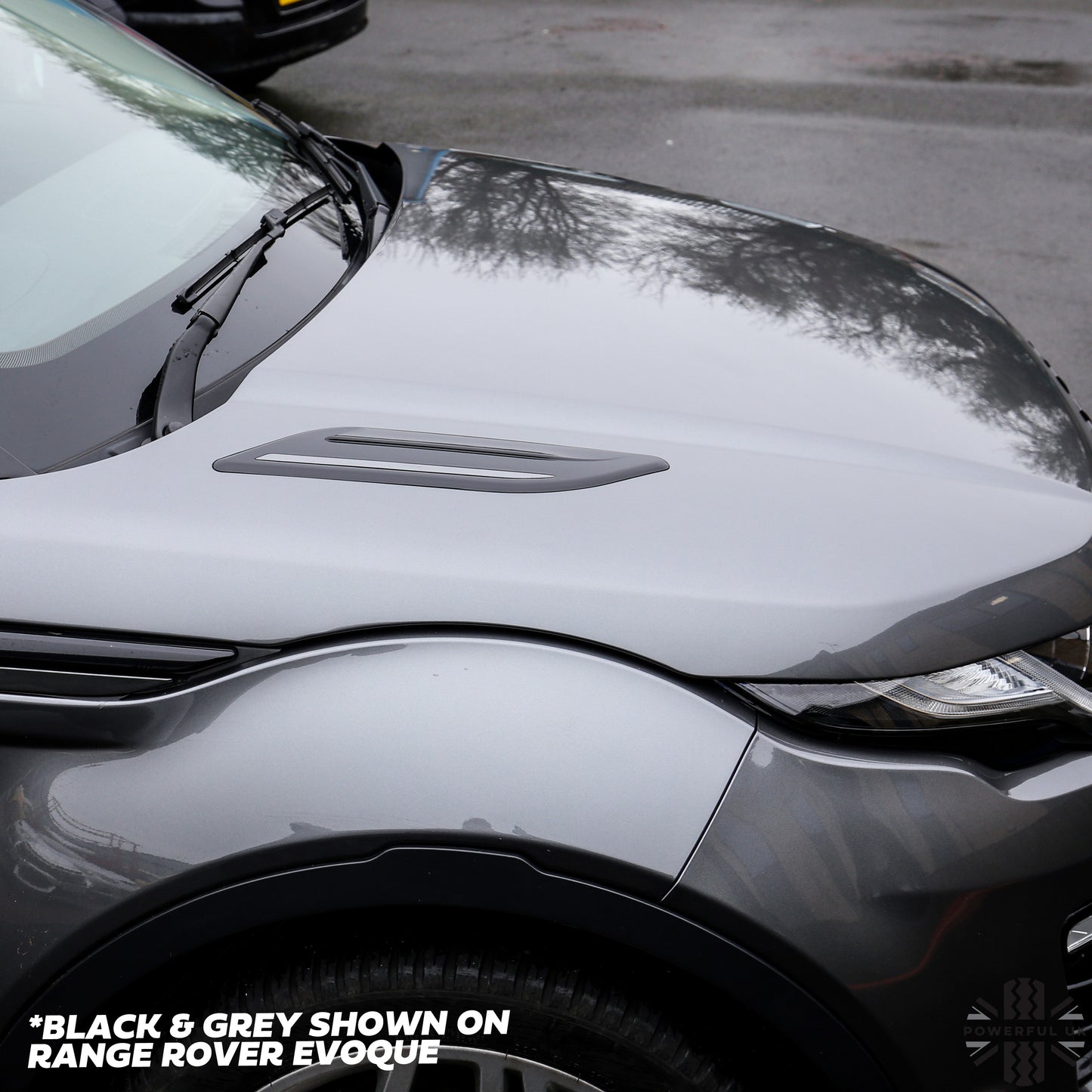 Dummy Bonnet Vents 'Black & Grey' for Range Rover Velar