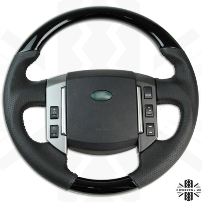 Steering Wheel -Sport Grip - Perf - No Heat - Black Piano for Range Rover Sport 2005-09