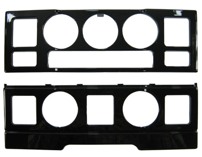 Center Controls Fascia Kit (2pc) for Range Rover L322 - Black Piano
