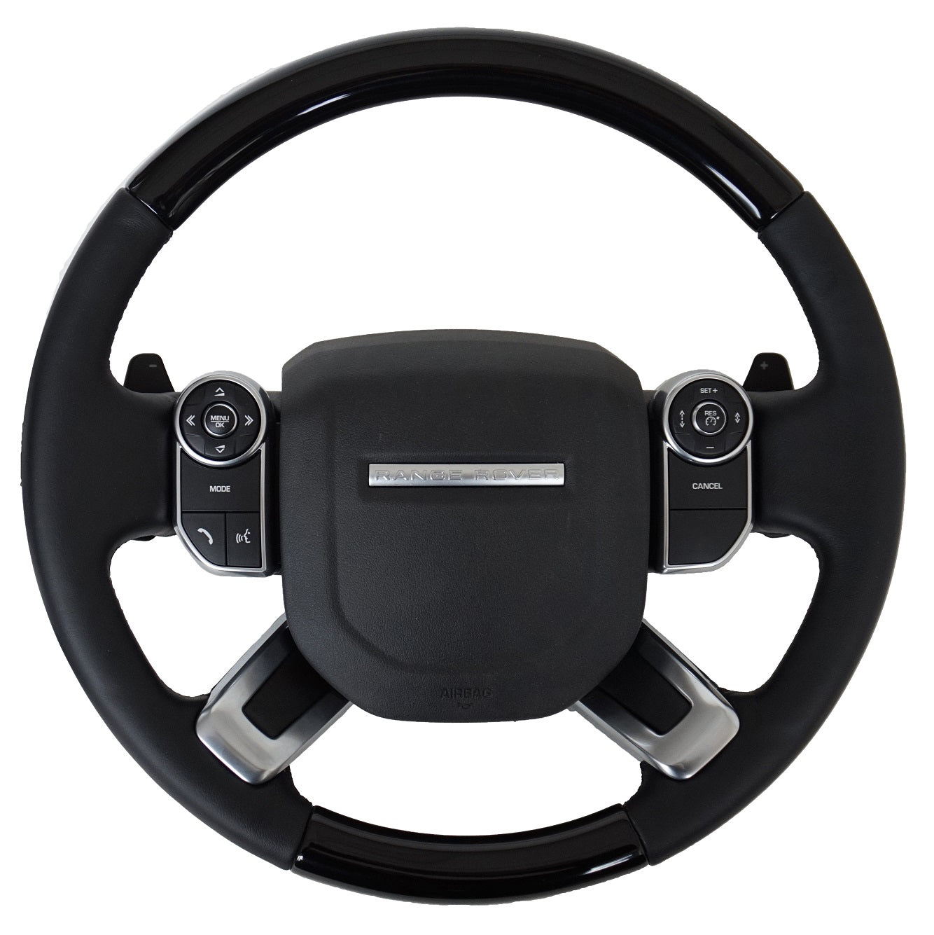 Steering Wheel - NON Heated - Black Piano - Napa for Range Rover L405