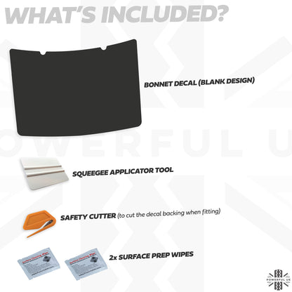 Bonnet Decal Set - Blank Type for Land Rover Freelander 2