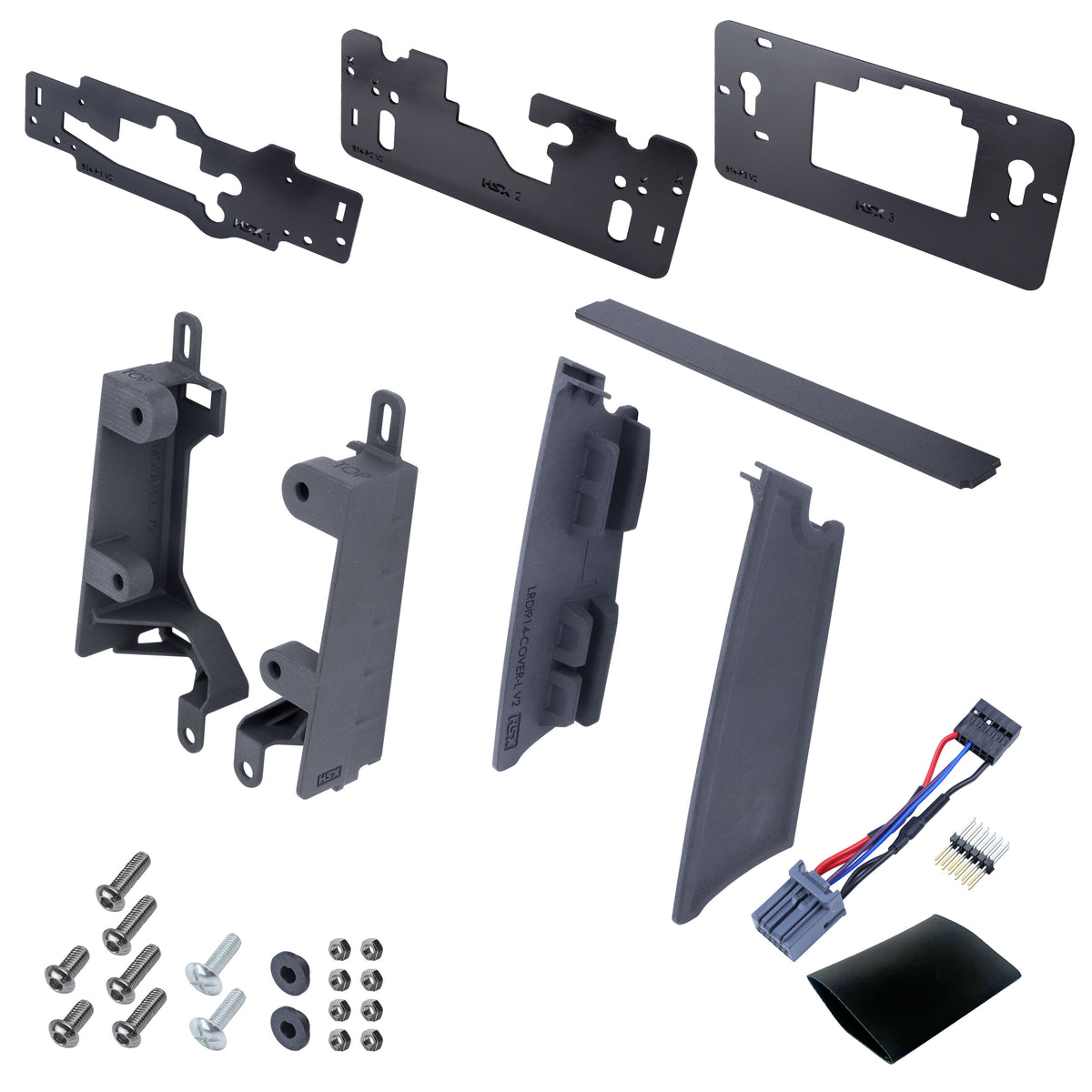 10" to 13.1" Infotainment Screen Kit for Land Rover Defender L663 (Brackets + Wiring Loom)