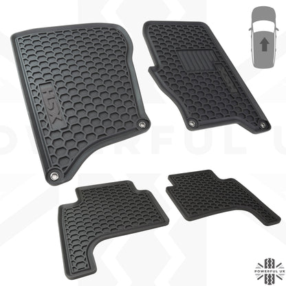 Rubber Floor Mats 4pc - RHD - for Range Rover Sport L320