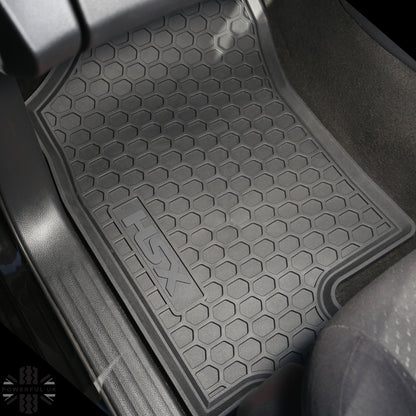 Rubber Floor Mats 4pc - RHD - for Nissan Navara NP300
