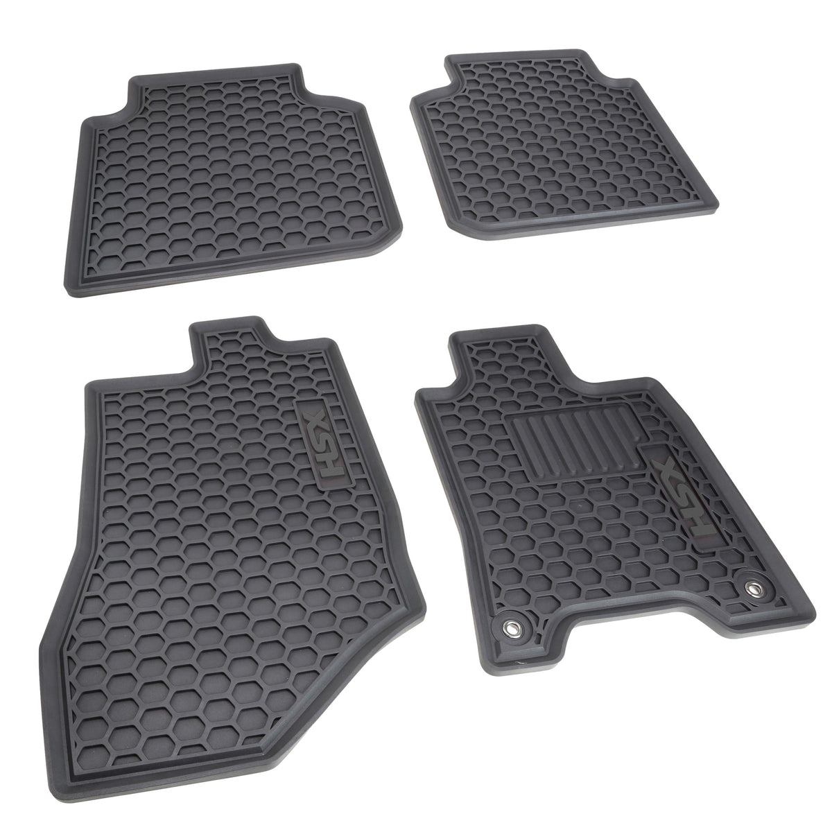 Rubber Floor Mats 4pc - RHD - for Nissan Navara NP300