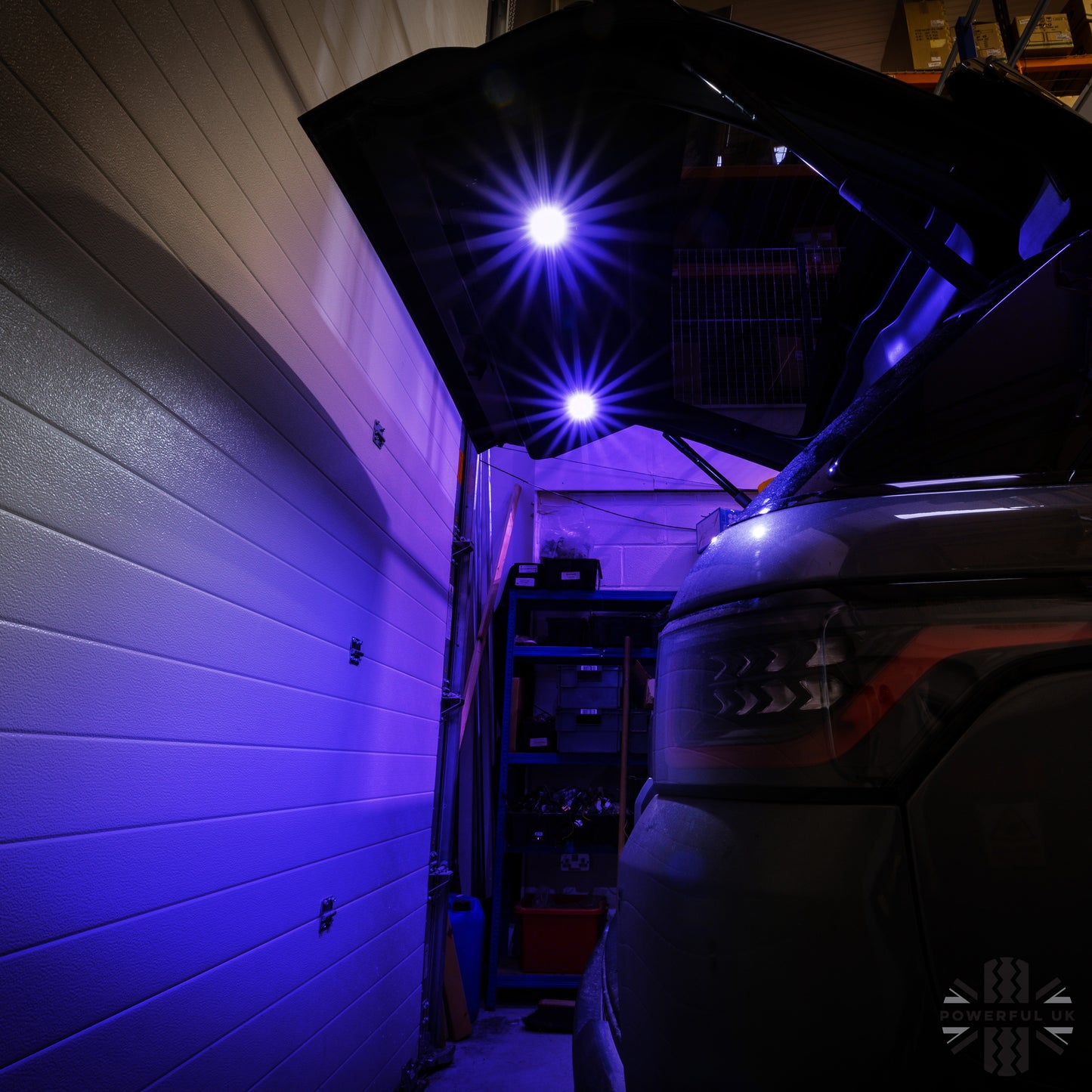 BLUE LED interior boot lamp upgrade for Land Rover Discovery 5 (4pc)