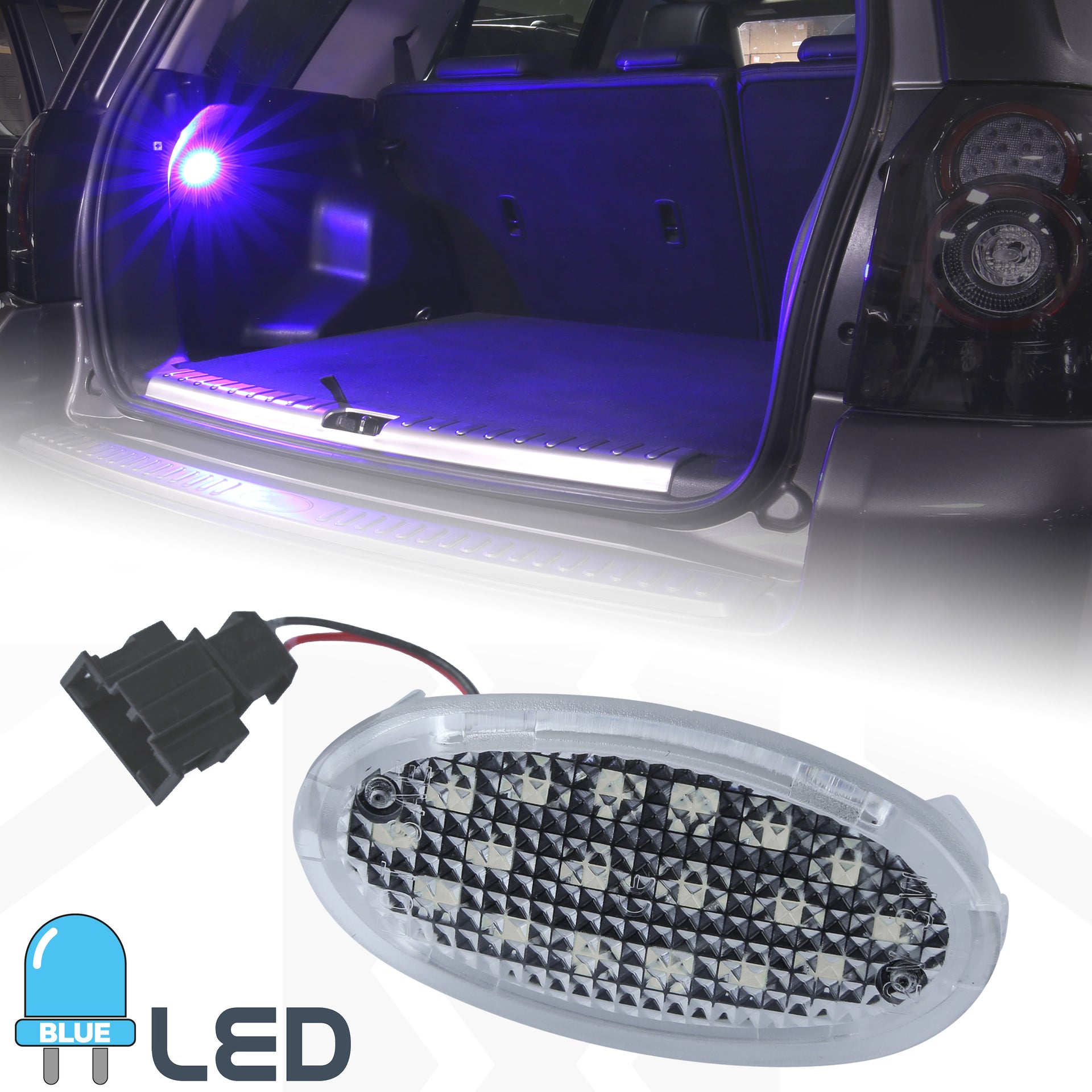 Luz LED Blanca Para Matrícula, Lámpara Para Land Rover Freelander 1, 1998, 1999, 2000, 2001