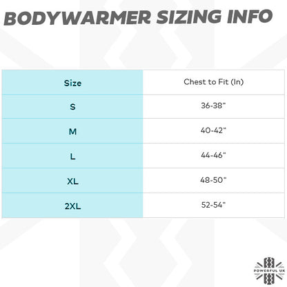 Embroidered Bodywarmer Powerful UK Ltd "Merch" - Grey - MEDIUM