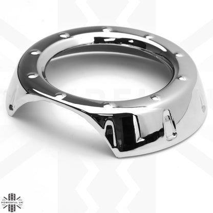2x Foglight Bezel Covers for Range Rover L322 2010 - Chrome