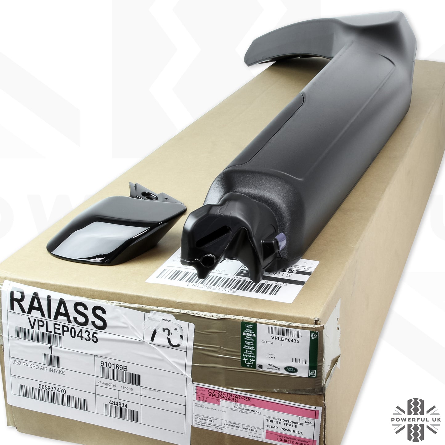 Raised Air Intake/Snorkel for Land Rover Defender L663 - Genuine