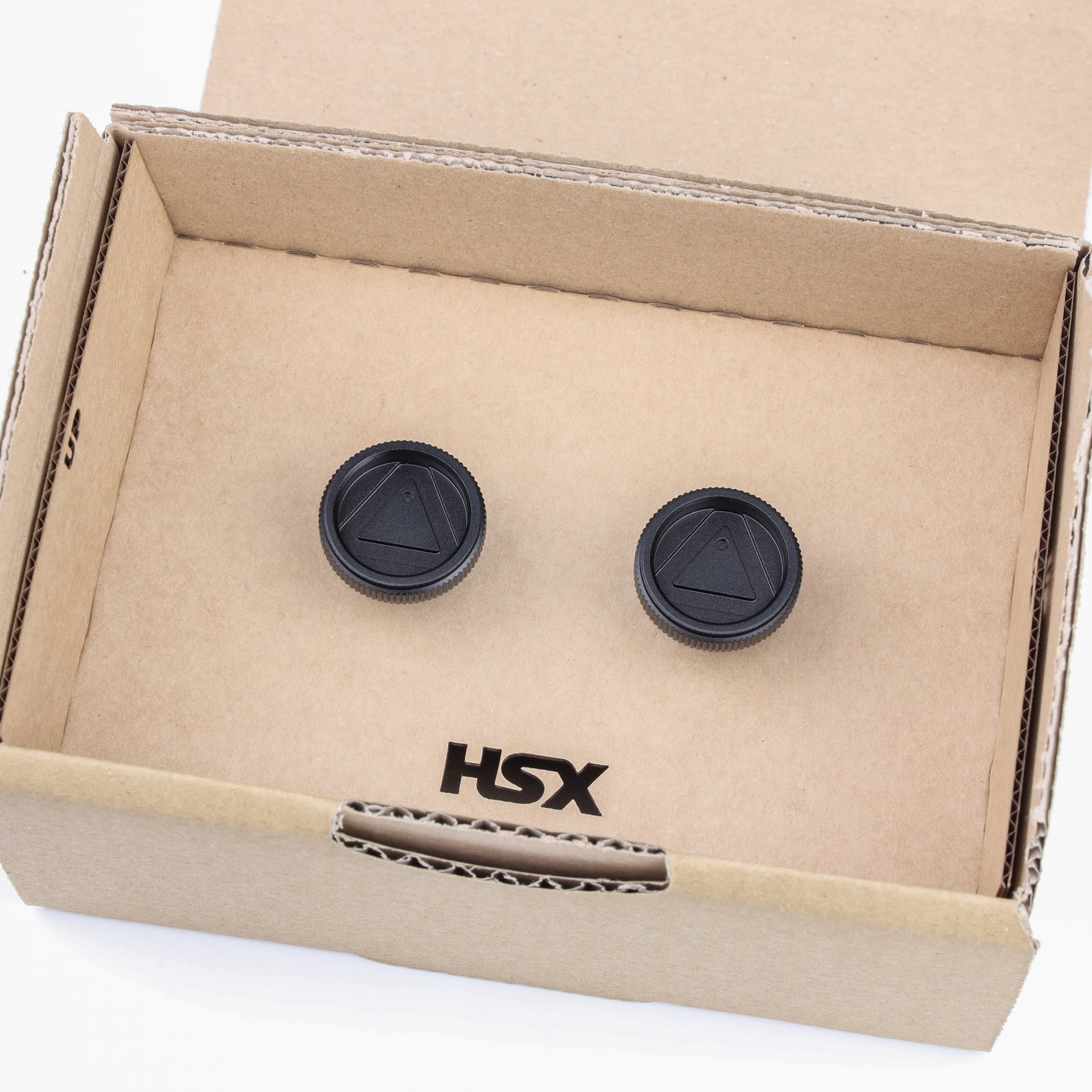 Warning Triangle Hatch Knobs for Land Rover Defender L663 - Black