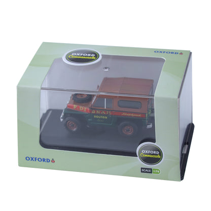 Fred Dibnah Lightweight Land Rover 1:76 Diecast Model by Oxford