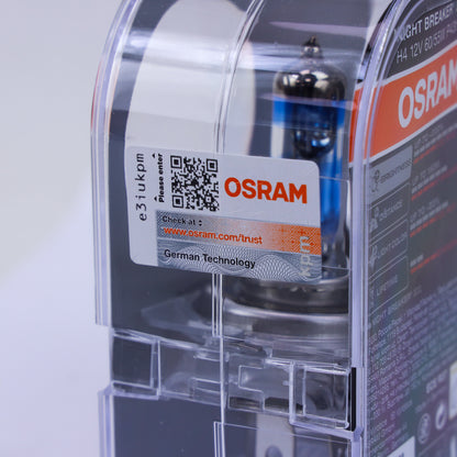 OSRAM H4 high Power 'Night Breaker 200' Bulbs (Pair) for Land Rover Defender