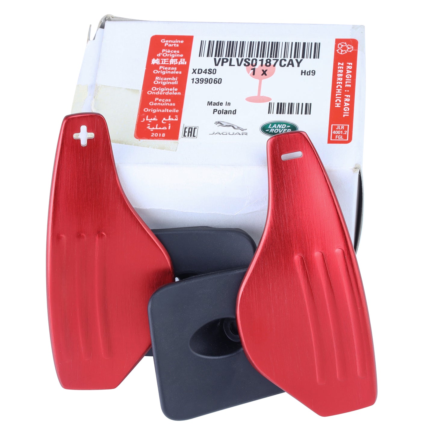 RED Aluminium Paddle Shift Kit for Range Rover Sport L494