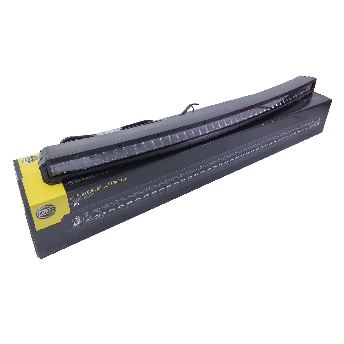 40" Light Bar HELLA Black Magic Slim Curved Lightbar