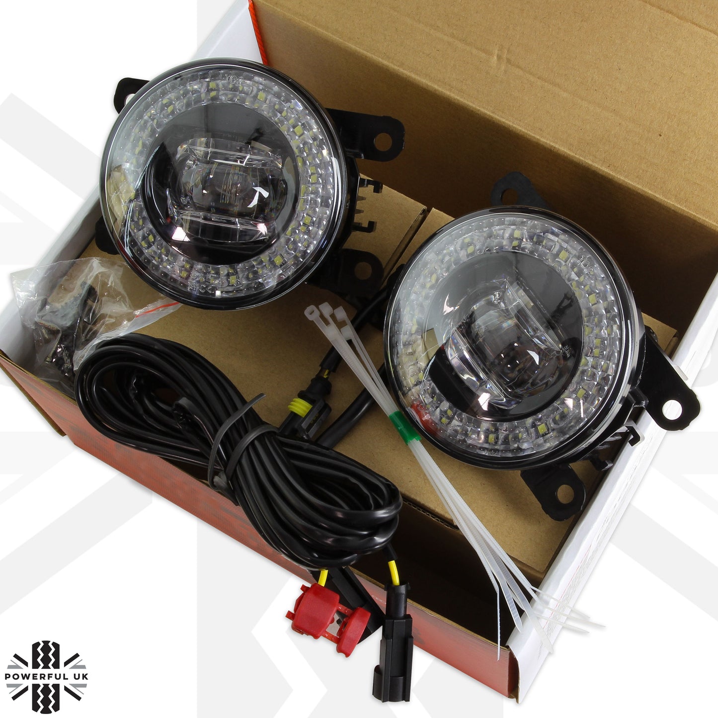 Front Bumper fog & DRL 2 in 1 LED lamps for Land Rover Freelander 2 ( Type 5 )