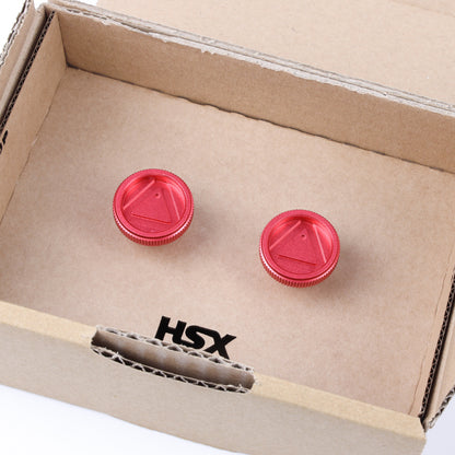 Warning Triangle Hatch Knobs for Land Rover Defender L663 - Red