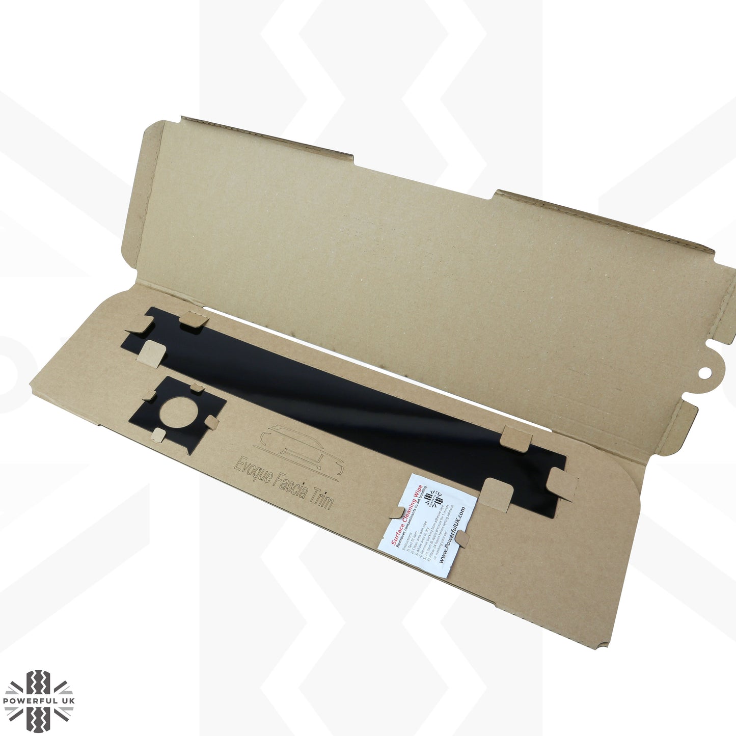 Matte Black Dash Insert Kit for Range Rover Evoque (2011-18) - RHD