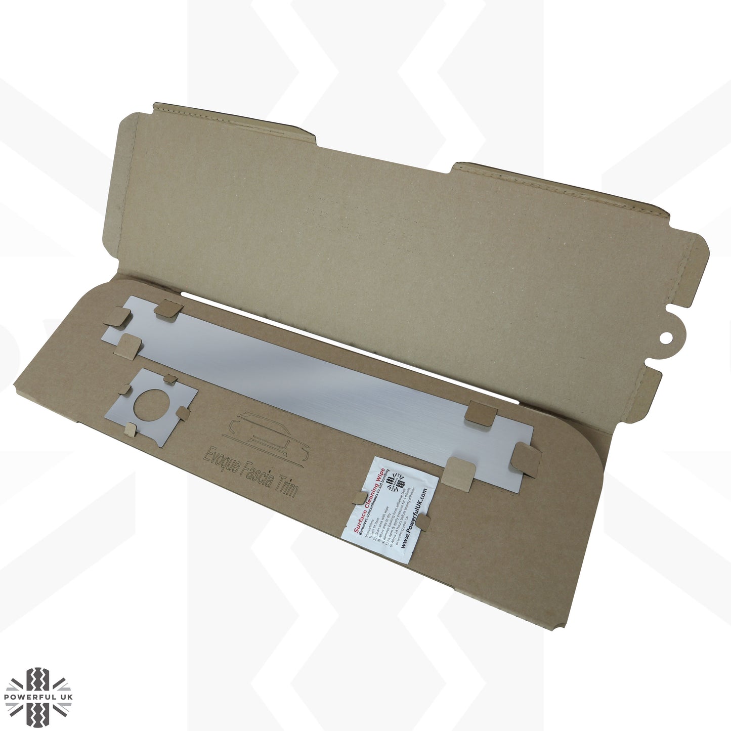 Silver Dash Insert Kit for Range Rover Evoque (2011-18) - RHD