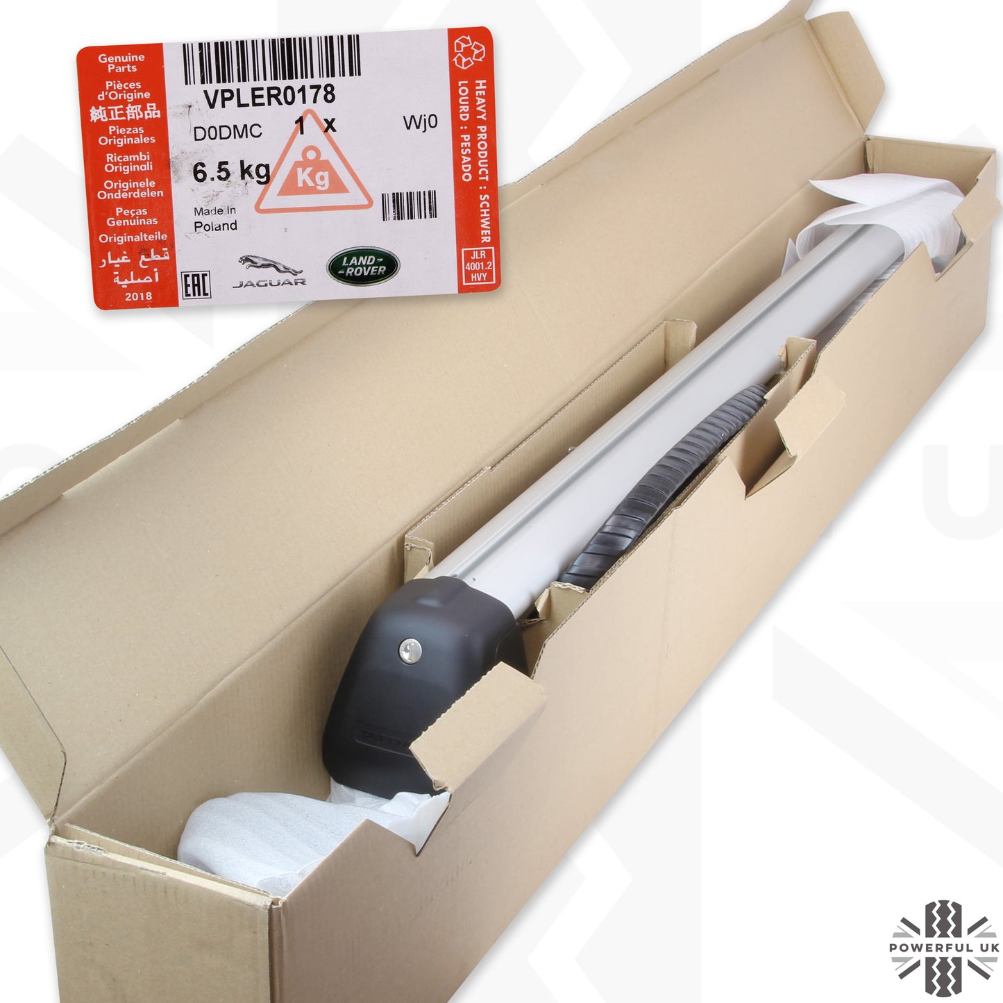 Roof Cross Bar Kit for Land Rover Defender L663 (110 model)