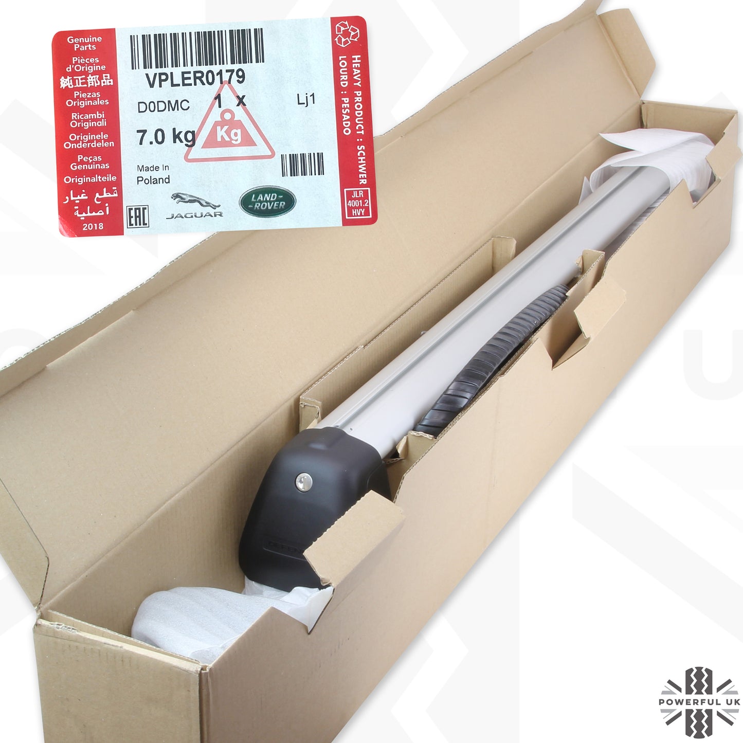 Roof Cross Bar Kit for Land Rover Defender L663 (90 model)