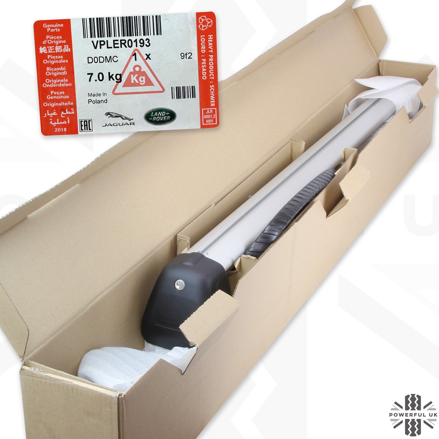 Roof Cross Bar Kit for Land Rover Defender L663 (130 model)