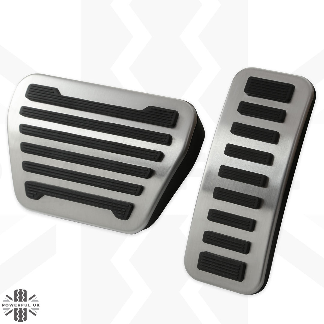 2pc Alloy Pedal Kit for Land Rover Defender L663 - Aftermarket