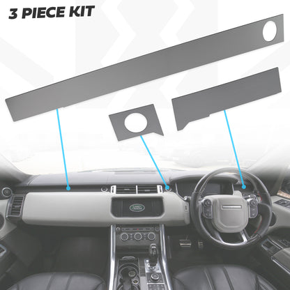 Dash Insert Kit - Range Rover Sport L494 (RHD) - Brushed Aluminium RHD